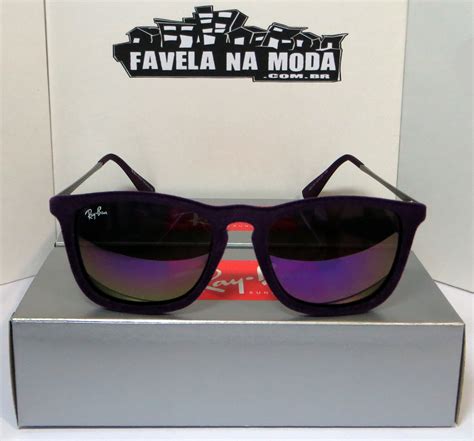 ray ban erika velvet espelhado replica
